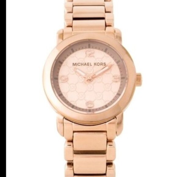 MICHAEL KORS RUNWAY ROSE PINK 34MM DIAL - Picture 1 of 4